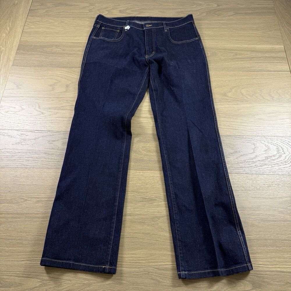Schaefer Outfitter Jeans Men 36x32 Ranch Flex Boot Cut Dungare Blue Denim Cotton